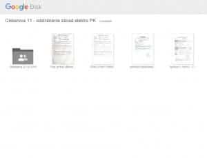 Google disk - dokumentácia