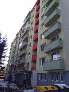 zateplená bytovka