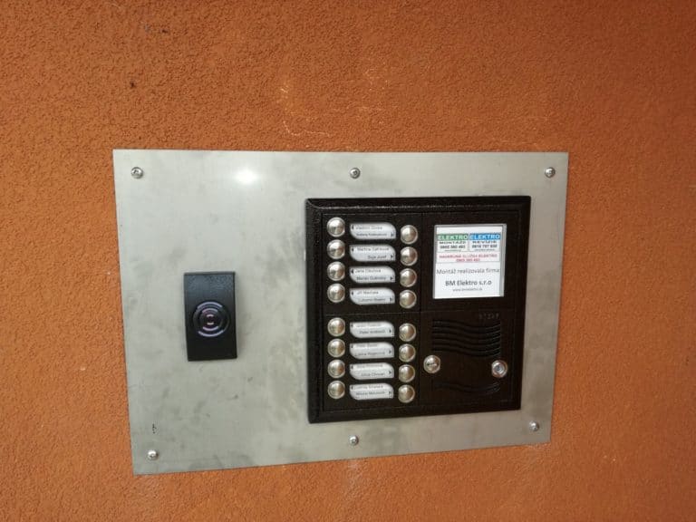 Domáci telefón TESLA KARAT – Tulská 31-41, ZV