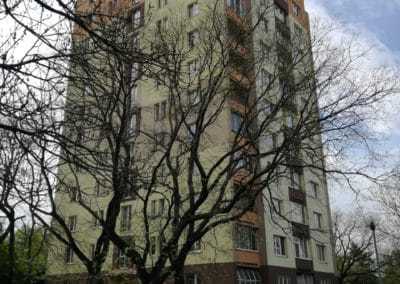 bytovka Sabinovská 9 Bratislava pohľad z vonku