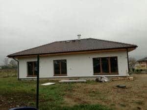 Celkový pohľad na rodinný dom v Čani