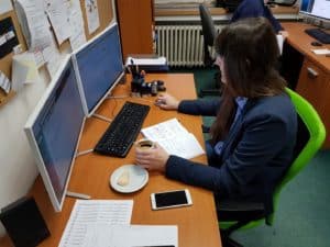 plánovanie zákaziek - asistentka riaditeľa