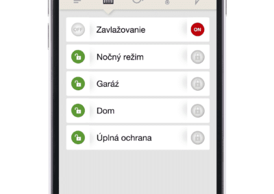 mobil klávesnica Alarmu Jablotron