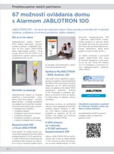 časopis ATRIUM-SK - článok JABLOTRON 100