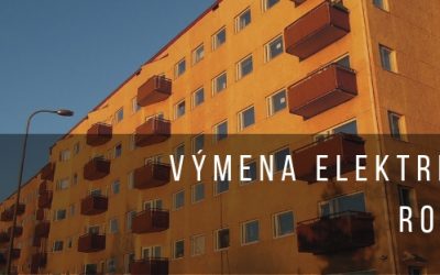 Elektrická výmena stupačkových rozvodov v paneláku