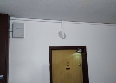 Prívody pre byty v PVC lište