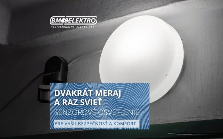Senzorové osvetlenie v bytovke – úspora a komfort