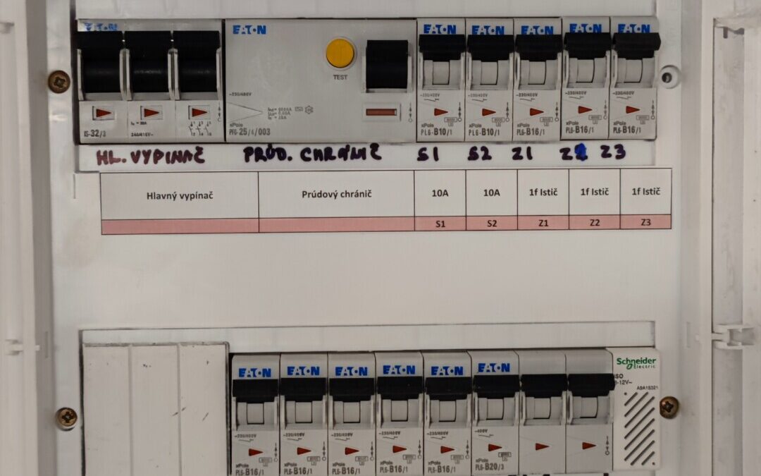 Rekonštrukcia elektroinštalácie 3i byt – ul. Bajzova, BA